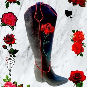 Desert Rose Dolls Kill Cowboy Boots